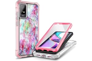 NZND Compatible with TCL ION X Case, TCL ION V with [Built-in Screen Protector], Full-Body Protective Shockproof Rugged Bumper Cover, Impact Resist Case (Fantasy)