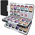 HEIYING Switch Game Card Case for Nintendo Switch 2 (2025)/ Switch OLED,Portable Switch Lite Game Card Storage with 48 Games Cards Slots and 24 Micro SD Cards Slots