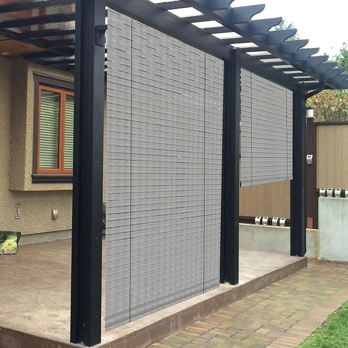 Patio Paradise Exterior Outdoor Roll up Shades Blinds