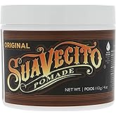 Suavecito Pomade Original Hold For Men 4 oz, 1 Pack - Medium Shine Water Based Wax Like Flake Free Hair Gel - Easy To Wash Out - All Day Hold For All Hairstyles