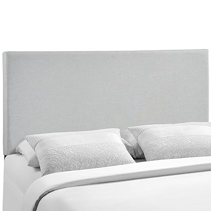 Amazon.com: Modway Region Upholstered Linen Headboard Queen Size 