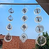 Bird Scare Discs Set，Highly Reflective Bird Deterrent，Extra Sparkly Wind Spinner Outdoor Garden Decor，Bird Scare Devices for Yard Patio.