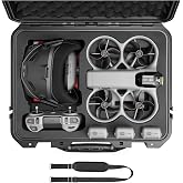 FPVtosky Hard Case for DJI Avata 360, Goggles N3, RC Motion 3, RC 2/FPV Remote Controller 3, Charging Manager, Support Up to 4 Batteries [CASE ONLY]
