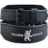 10mm Leather Powerlifting Belt – 4-Inch Weightlifting Belt for Gym, Heavy Lifting, Squats, Deadlifts & Strength Training