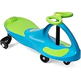 Plasmart Aqua Blue/Lime Green Plasma Car Ride On (PC035)