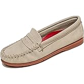 Minnetonka Mellony Penny – Women's Penny Loafer Design, Water and Stain Resistant, Genuine Suede, and Lightweight Sole