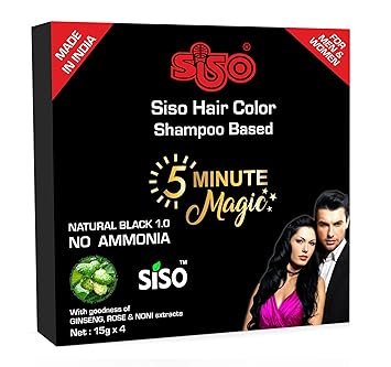 Siso 5 Minute Magic Hair Color 15ml (Pack of 8)
