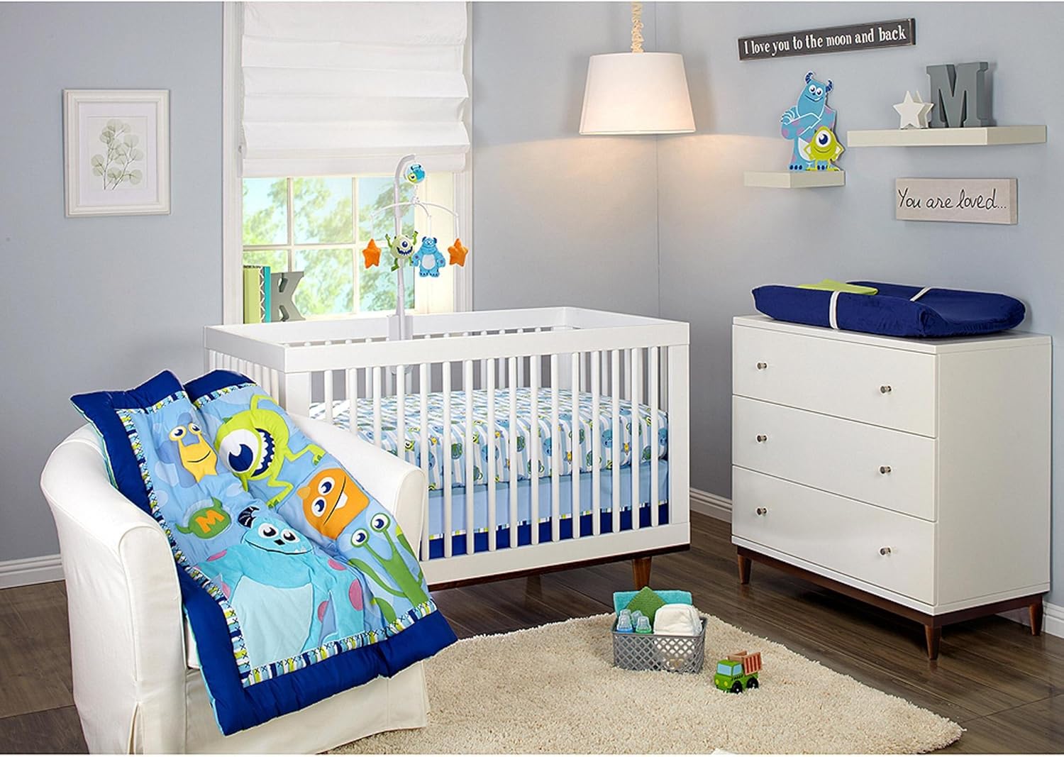 monster crib bedding