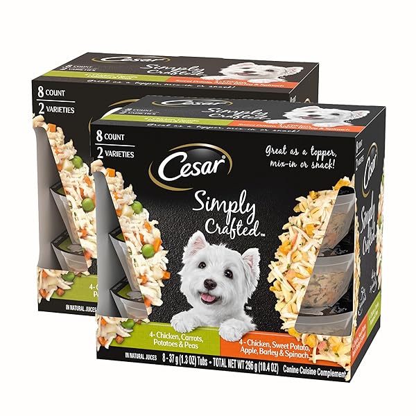 CESAR SIMPLY CRAFTED WET DOG FOOD TOPPERS FOR...