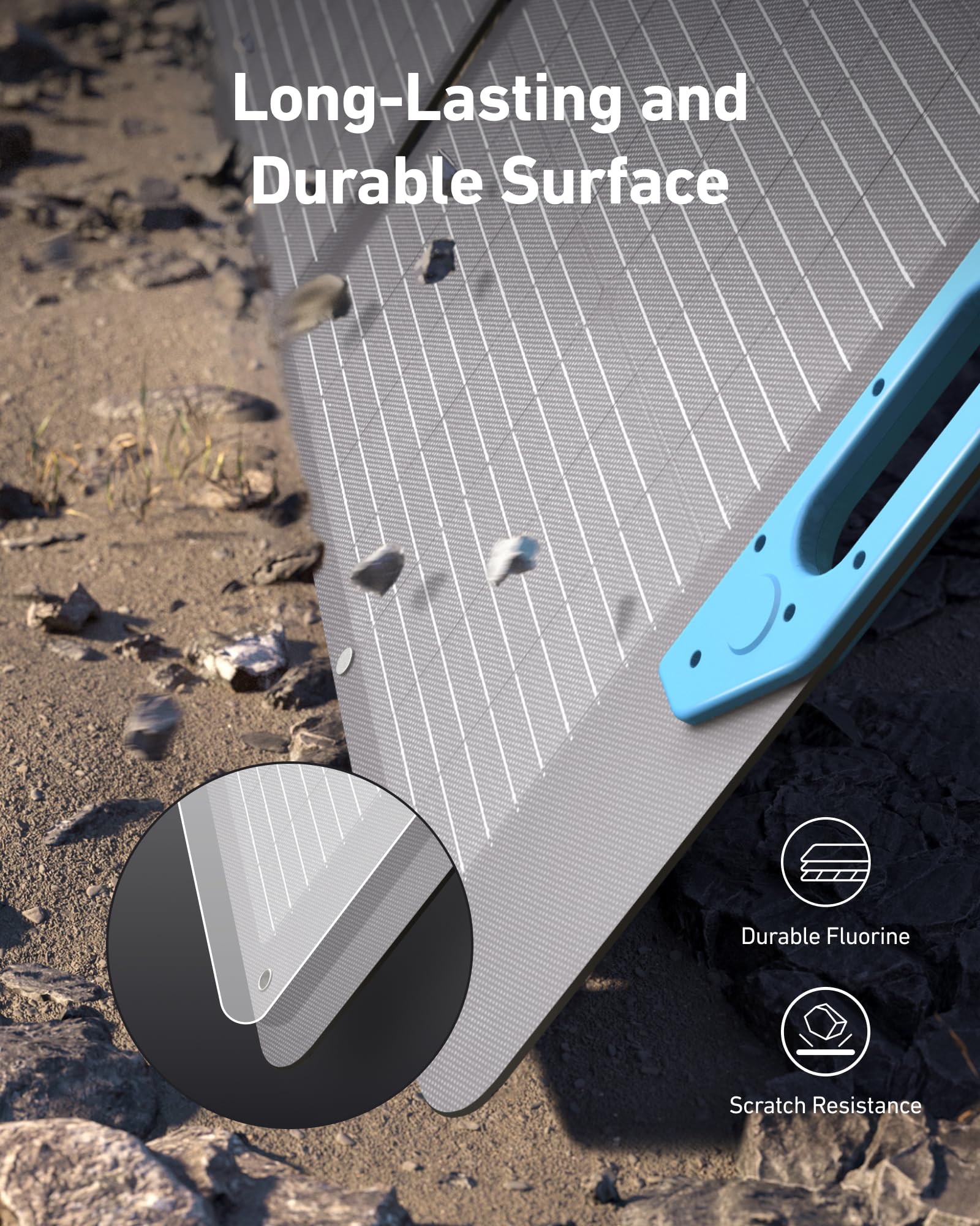 Anker SOLIX PS100 Solar Panel with Adjustable Kickstand, 100W Foldable Portable Solar Charger, IP67 Waterproof, 23% Higher Energy Conversion Efficiency, for Camping, RVs, and Blackouts