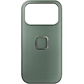 Peak Design Mobile Everyday Phone Case for iPhone 17 Pro, Sage, Slim Profile, Drop Protection, Weatherproof Fabric Shell, SlimLink Connects to Mobile Mounts &amp; Gear