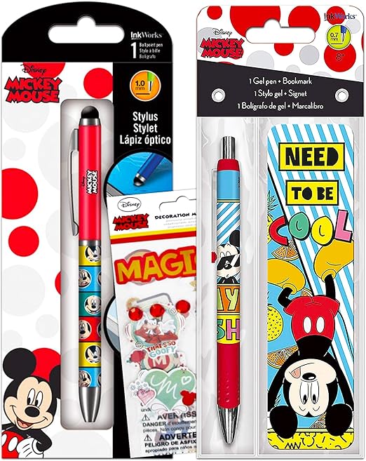 Disney Mickey Mouse Pen Set Bundle Includes Mickey
