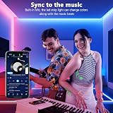 Realky 10m LED Strip Light RGB Cuttable App Control Music Sync Remote view 4