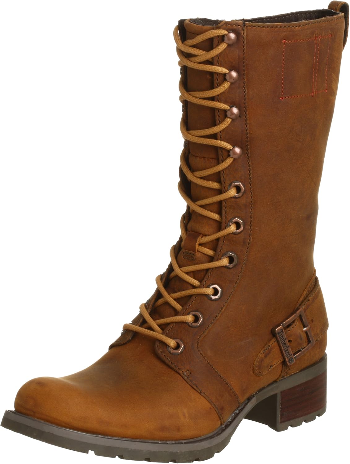 Timberland Women's Charles Street Lace Midcalf Boot, Tan