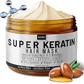 Keratin Hair Treatment Deep Conditioner Mask for Dry Frizzy Damaged Hair | Keratin Hair Mask for Frizzy, Dry, Damaged, Bleached &amp; Color Treated Hair, Smooths Flyaways, 5 Minute Deep Conditioner, 300g