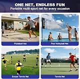 BAGAIL Badminton Net Foldable Nylon Stand Adjustable Height 3m 4.2m 5.2m view 5
