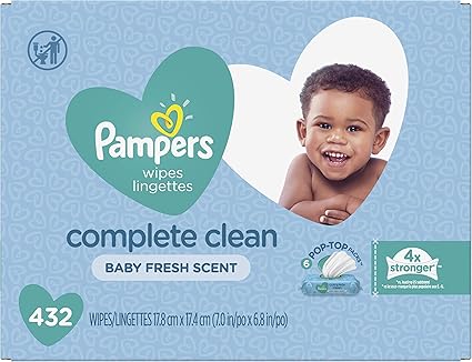 pampers complete clean wipes baby fresh scent