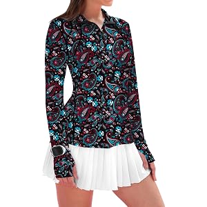 IECCP Long Sleeve Shirts for Women UPF 50+ Sun Protection 1/4 Zip Pullover | Sun Shirt,Quick Dry Quarter Zip Pullover,Lightwe