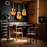 Sondery Guitar Hanger Wall Mount 3 Pack Auto Lock Adjustable Hook Holder view 8