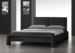 Harmin Ltd Impresionante Moderna Funda Blanco King Size Cama de Piel