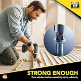 SOL 110pc Assorted Screws Wall Plugs Organised Storage Case DIY Wood Masonry view 5