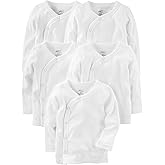Simple Joys by Carter's Unisex-Baby 5-Pack Side-snap Long-Sleeve Shirt