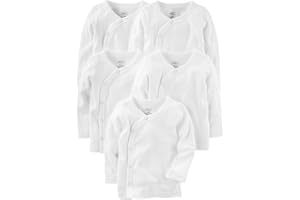 Simple Joys by Carter's Baby-Boys 5-Pack Side-Snap Long-Sleeve ShirtShirt