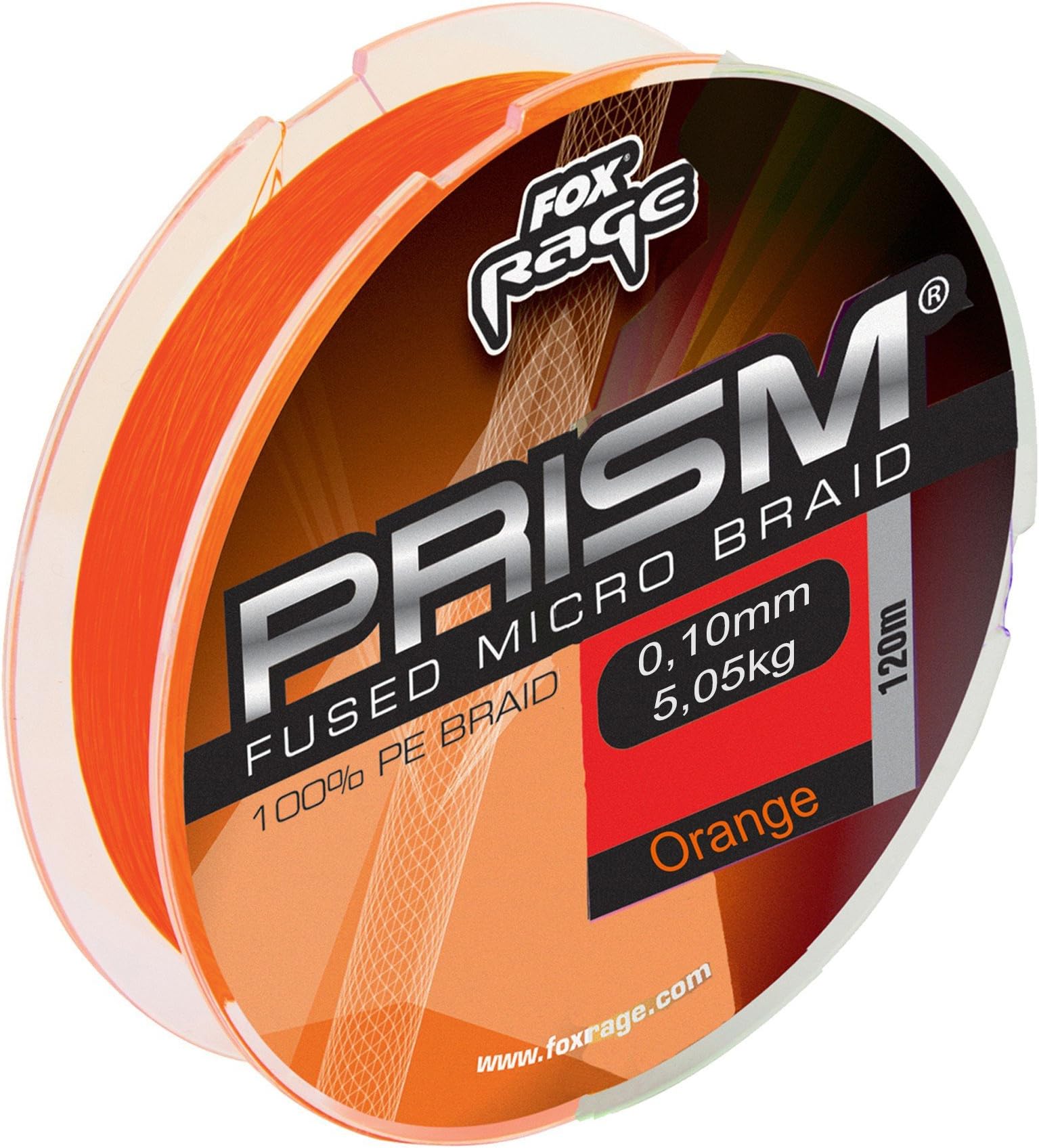 Fox Rage Prism Fused Micro Braid Multi Or Orange
