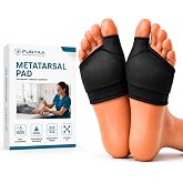 Orthopedic Metatarsal Pads,Ball of Foot Cushions with 3mm Gel,4 Sizes | breathable low-profile forefoot pads fit comfortably inside most everyday shoes,Thick 3mm gel cushions for Metatarsalgia