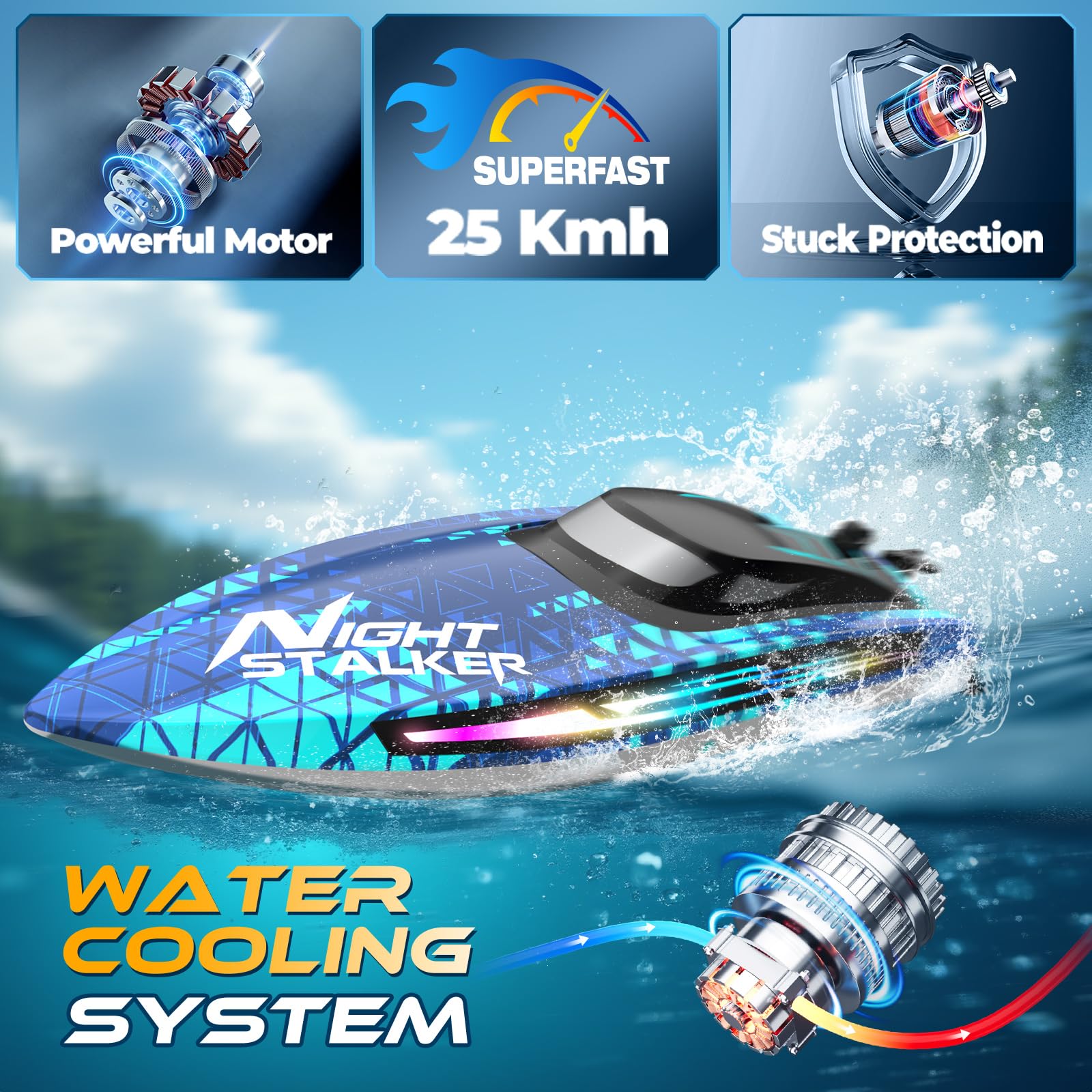 Calo Remote Control Boat 6
