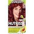 Garnier Nutrisse Nourishing Hair Color Creme, 66 True Red (Pomegranate) (Packaging May Vary)
