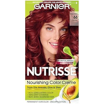 Buy Garnier Nutrisse Haircolor True Red Pomegranate 66 Online At