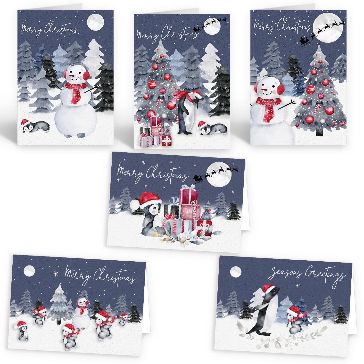 Ruby Ashley Charity Christmas Cards - Pack of 30 Xmas Cards. Quality, Recyclable Multipack Made in the UK