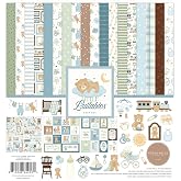 Carta Bella Little Lullabies Baby Boy Collection Kit Scrapbooking Kit
