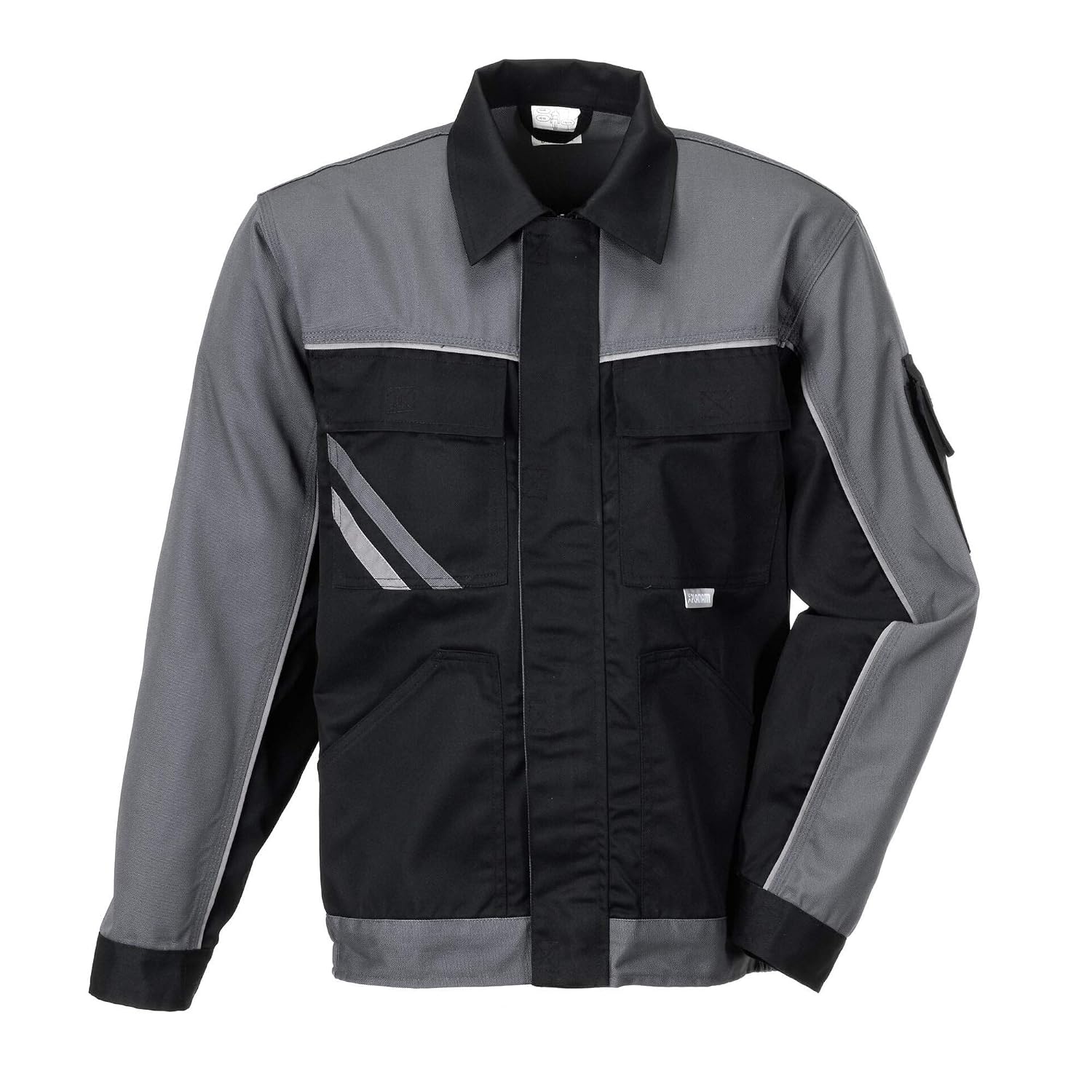 Planam Highline 2710 Men's Jacket Black Slate Zinc Size 28, Black, slate, zinc