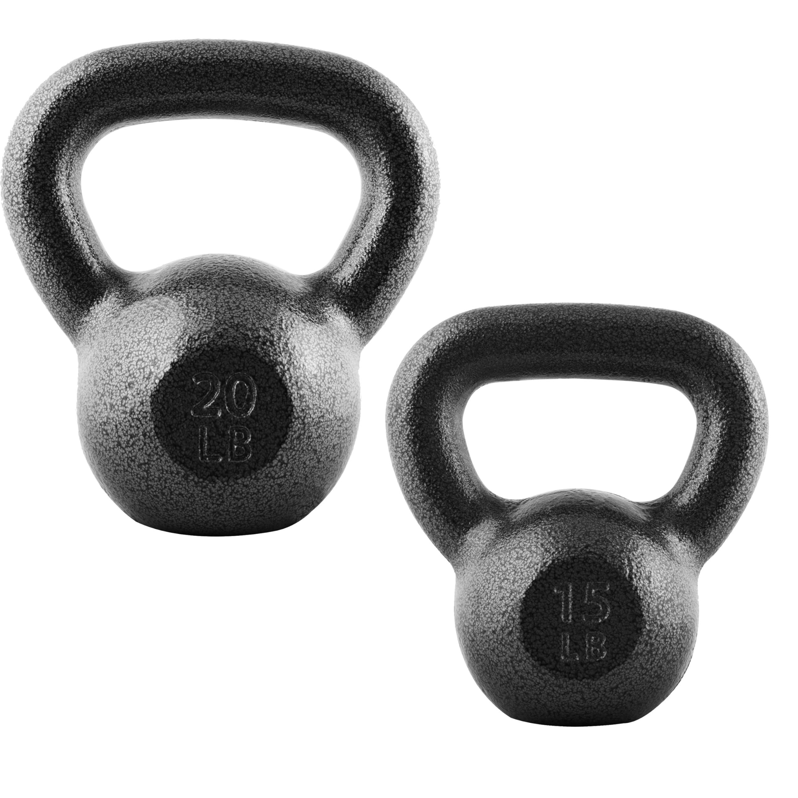 CAP Barbell Cast Iron Kettlebell 35 LB Set | 15 + 20 LB Image
