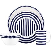 Kate Spade New York Charlotte Street North 4-piece Set, 5.5 LB, Blue