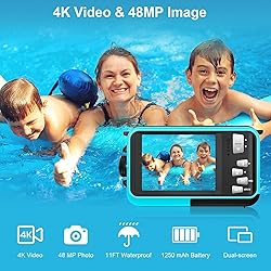 Yifecial 4K Waterproof Digital Camera 11FT