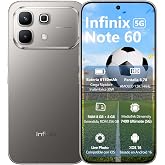 Infinix Celular Note 60 RAM 16GB: 8GB+8GB Extendible ROM 256GB, 6.78'' AMOLED 1.5K 144Hz, 6150mAh Inalámbrica 30W y Carga Ráp