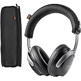 Desing Wish QuietComfort Ultra Headband Cover Compatible with Bose QuietComfort Ultra Headphones Thicker Sports Fabric Replacement Headband Cushion Pad Cover Headphone Headband Protector (Black)