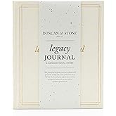 DUNCAN & STONE PAPER CO. Grandparents Legacy Journal - Legacy Book For Parents & Grandparents - Keepsake Grandparents Book - Gifts For Grandparents (Ivory, 85 Pages)