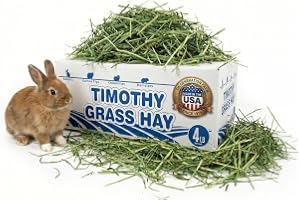 High Desert 2nd Cutting Timothy Hay for Rabbits, Guinea Pigs, 4 lb | Soft Leafy Texture With Balanced Fiber, Supports Healthy Digestion, Great For Chinchillas, Hand Packed in the USA, Low Dust