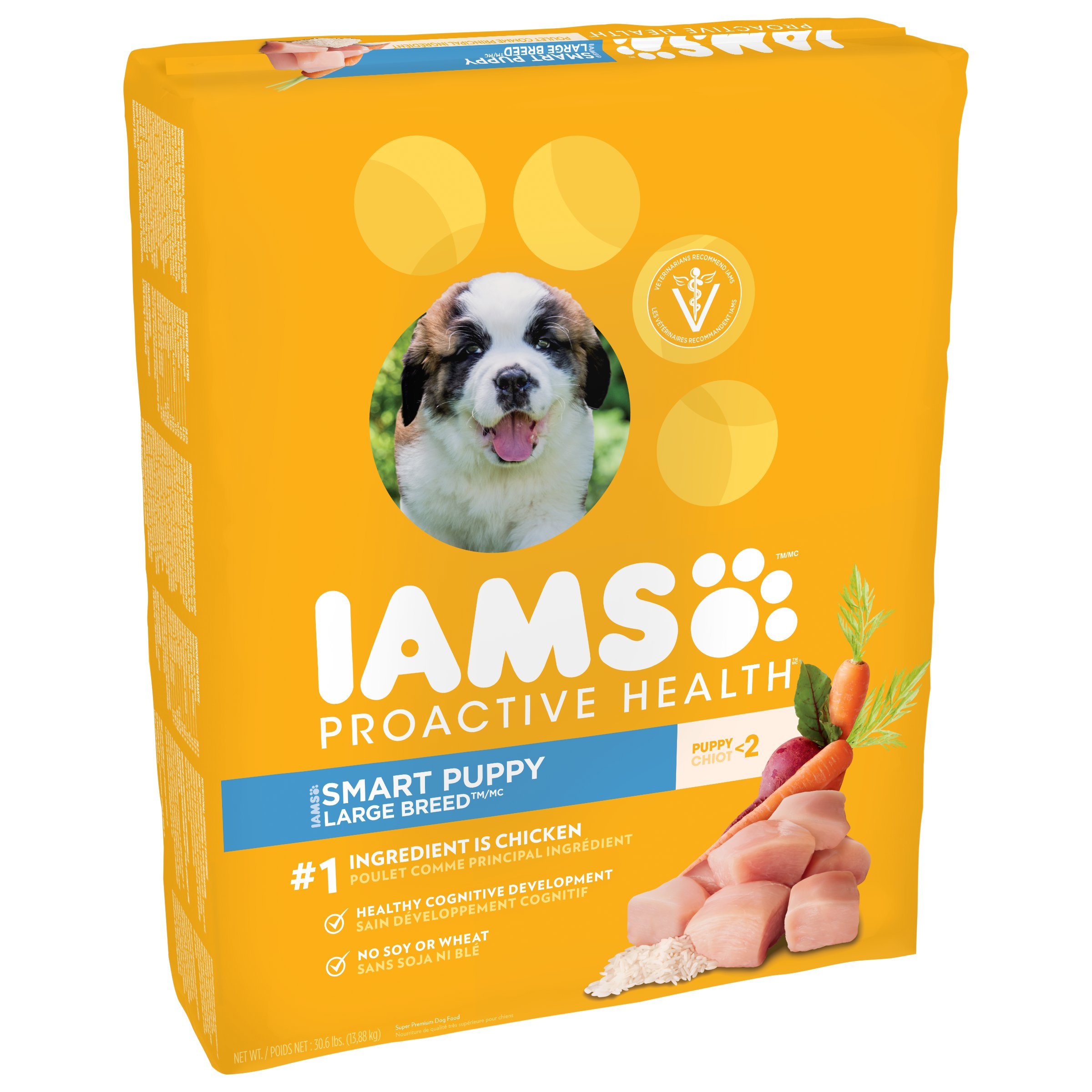 IAMS PROACTIVE HEALTH Smart Puppy Large Breed Dry Puppy ...
