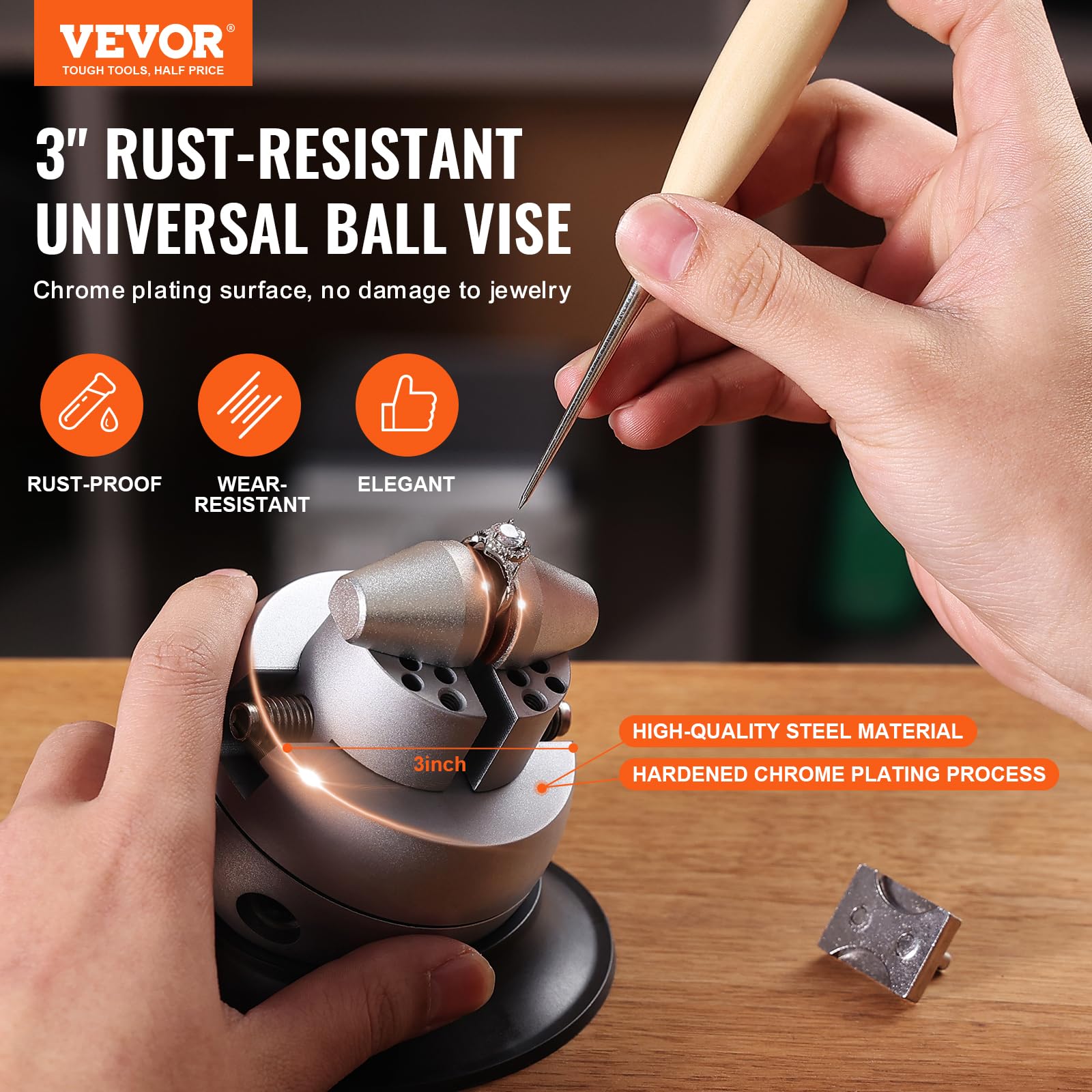 VEVOR Ball Vise, 3