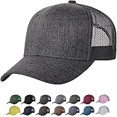 TSSGBL M, L, XL, XXL Snapback Trucker Hats Baseball Caps Adjustable Blank Mesh Back Ball Caps for Men Women