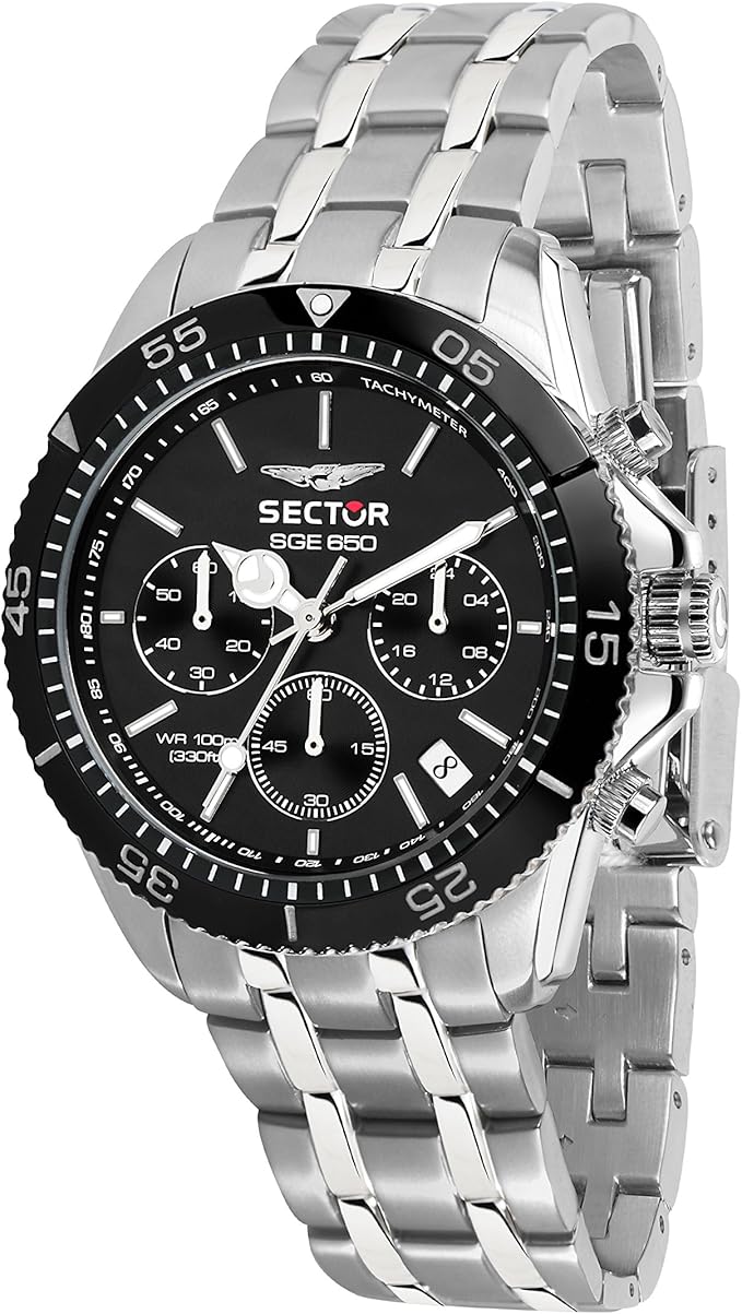 SECTOR NO LIMITS Reloj Cronógrafo para Hombre de Cuarzo con Correa en Acero Inoxidable R3273962002