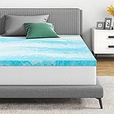 Mattress Topper, 2 Inch Gel Infused Memory Foam Mattress Topper, Twin XL