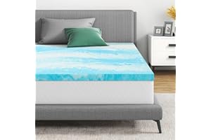 Airdown Mattress Topper, 2 Inch Gel Infused Memory Foam Mattress Topper, Twin