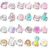 Anelli Gioco Per Bambine PinkSheep | 30 Pezzi Regolabili | Gemme Acriliche | Set Regalo In Scatola - Foto 10