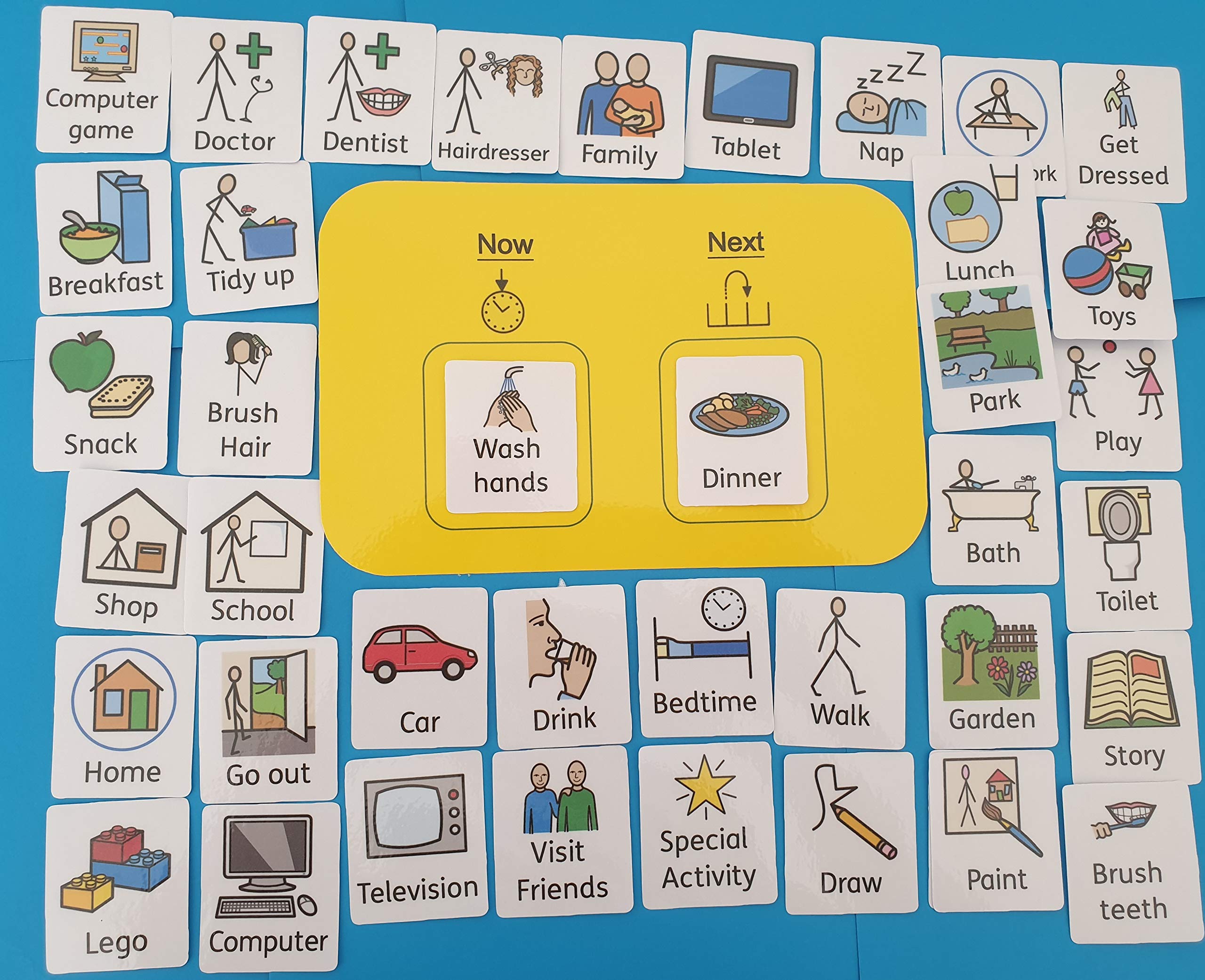 Learning Fun Resources Communication Now And Next Board - SEN/Autism/special Needs, routine